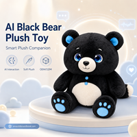 Oso de Peluche Interactivo con IA, Suave, de Poliéster, Educativo, Personalizable
