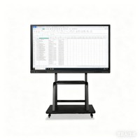 Tableau blanc interactif intelligent de qualité industrielle de 98 pouces, résolution 4K, 40 points tactiles, faible lumière bleue, tableau numérique multi-écriture