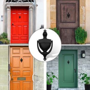 WEKIS Moderno 5/6 Victoriano Urna Negra Timbre de Puerta de Latón Sólido Duradero Accesorios Rústicos para Puertas con Tornillos - Product Image 5