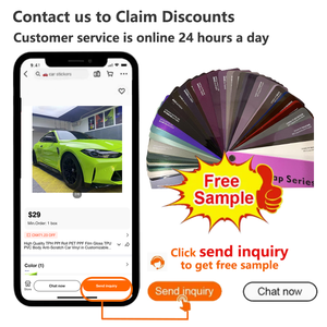 <span class=keywords><strong>Film</strong></span> PPF TPU auto-réparant Racing Orange, résistant aux chocs et brillant, pour changement de couleur de carrosserie automobile - Product Image 6