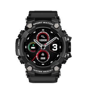 T6 táctica inteligente resistente reloj de pulsera IP68 impermeable 1,3 pulgadas círculo completo táctil completa relojes con botones físicos Multi-lang - Product Image 3