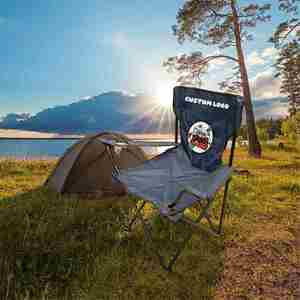 Silla de Pesca Plegable Personalizada para Niños, para Jardín, Patio Trasero, Playa y Camping, con Logotipo, para Todas las Estaciones - Product Image 1