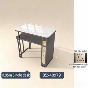 Mesa de Manicura Negra para Celebridades de Internet, Individual, Doble, Triple, Nueva Mesa y Juego de Sillas Especiales para Salón de Uñas de Mármol 2025 - Product Image 4