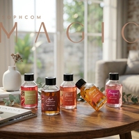 HUAYA Diffuseur de parfum en verre surdimensionné, coloré, personnalisable, DIY, longue durée, écologique, sans phtalates