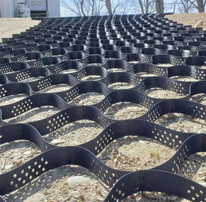 Grille <span class=keywords><strong>de</strong></span> gravier pour allée <span class=keywords><strong>en</strong></span> HDPE Hongyue, design industriel anti-corrosion, surface texturée et lisse, <span class=keywords><strong>mur</strong></span> <span class=keywords><strong>de</strong></span> soutènement total - Product Image 4