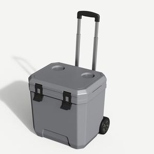 24L Professional Hard Insulated PP Material Waterproof <b>Ice</b> <b>Cooler</b> <b>Box</b> with Wheeled Design Portable Outdoor <b>Cooler</b> for Food Cans - Product Image 5