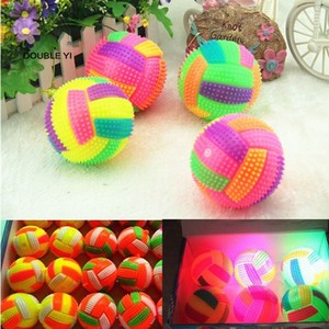 6.5CM Flash Sound Elastic Football, <strong>Luminous</strong> Toys Massage <strong>Ball</strong> - Product Image 2