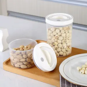 0.3L/0.6L Easy Essentials Twist Food Storage Box Airtight Kitchen BPA-free 2pcs Plastic Storage Container Set