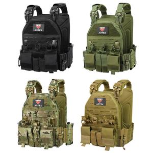 เสื้อเกราะยุทธวิธี AV-8008 ขายดี ผลิตจากไนลอน 500D พร้อมแผ่นรองแบบปลดเร็ว ปิดด้วยซิป กันน้ำ เหมาะสำหรับการฝึกกลางแจ้ง - Product Image 5