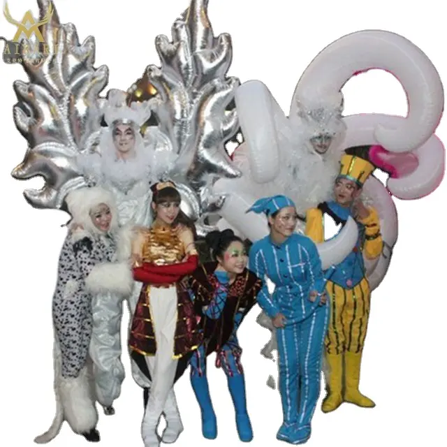 Karneval fee kostüm aufblasbare kostüm flügel bühne display requisiten, disco schmetterling kostüm