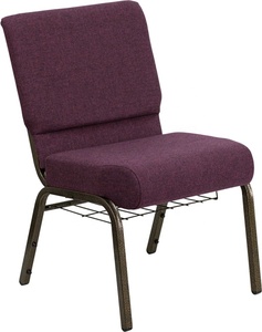 Chaises d'église modernes pour événements, empilables en fer, pour auditorium, avec porte-livres et coussin rembourré, vente en gros - Product Image 1