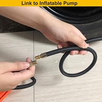 Adaptateur de tuyau de gonflage de pneu, mandrin à air avec adaptateur de tuyau tressé pour compresseur d'air