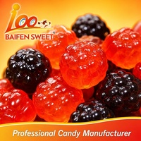 Halal Fruit Gummy Gemengde Bessen Jelly Snoepjes 200 g Verpakking met aangepast logo