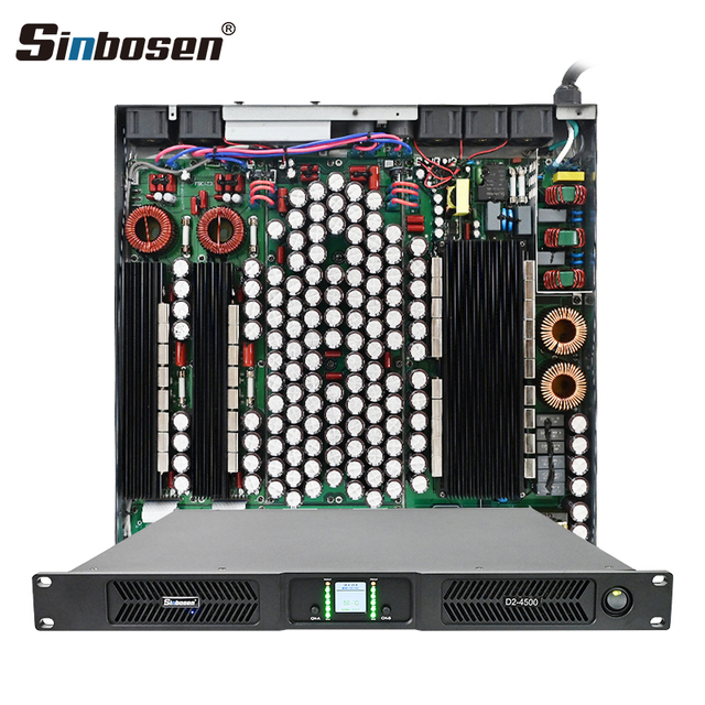 Power Amplifier Professional Dual Channel 8000w High Power Digital Class d Power Amplifier with Temperature Monitoring