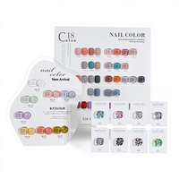 Palette de couleurs miniatures personnalisable en forme d'ours en peluche pour nail art, présentoir transparent en acrylique, maquette de style vernis gel pour ongles