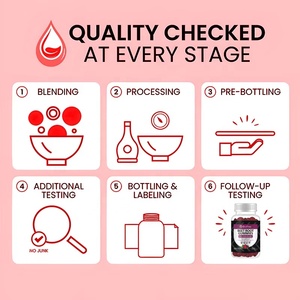 OEM ODM 60 hitungan ekstrak Vegan non-gmo Tart ceri suplemen <span class=keywords><strong>Blackcurrant</strong></span> bubuk bit lembut Gummies untuk dewasa - Product Image 3