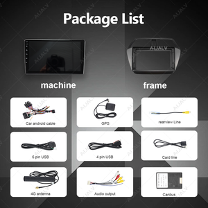 Aijia Cadre de lecteur DVD de voiture Android universel de 9 pouces pour <span class=keywords><strong>SUZUKI</strong></span> SX4/<span class=keywords><strong>S</strong></span> <span class=keywords><strong>CROSS</strong></span> 2014-2017 LHD/RHD Panneau de tableau de bord avec câble - Product Image 5