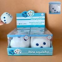 Dés géants Squishy, jouet sensoriel doux à rebond lent, anti-stress, nouveauté, cadeau de fête pour enfants