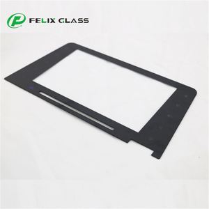 Verre trempé transparent de 3 mm, coloré, sensible au toucher, pour panneau automobile, avec impression sérigraphique à bords polis - Product Image 3