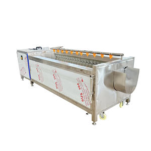 Laveuse-éplucheuse automatique en acier inoxydable 304 pour légumes et fruits, machine de nettoyage et d'épluchage pour algues, pommes de terre, carottes, oignons, avocats - Product Image 1