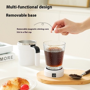 Mới xuyên biên giới thép không gỉ USB xách tay Cà Phê/Milkshake/tập thể dục protein lắc cốc điện tự động trộn nhiệt độ - Product Image 3