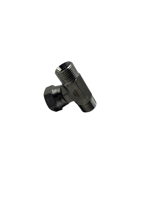 Raccords de transition hydrauliques en acier inoxydable de Chine, Té égal, Raccord rapide à trois voies BB, Té en T Parker, Usiné CNC pour tuyau