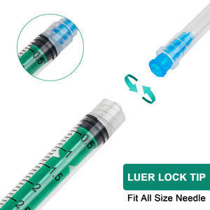 पशु चिकित्सा सिरिंज 3 मिलीलीटर सिरिंज और सुई के साथ <span class=keywords><strong>23</strong></span> गेज 1 इंच सुई - Product Image 6