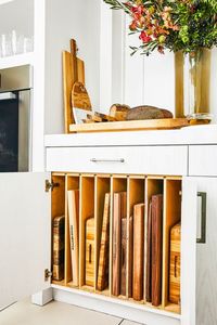 Armoire de cuisine en bois massif au design simple et de couleur claire, ensemble d'armoires de cuisine Shaker - Product Image 6