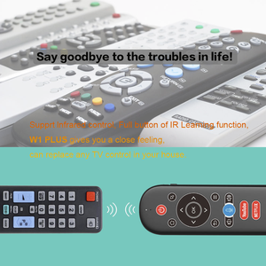 Mini Teclado Inalámbrico 2.4G con Control Remoto por Voz y Giroscopio W1 PLUS para Android TV BOX /<span class=keywords><strong>Windows</strong></span> /Linux - Product Image 5