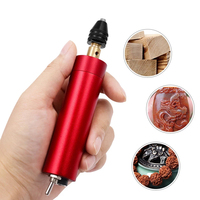 Mini Perceuse Électrique Portable pour Fabrication de Bijoux en Résine Époxy, Gravure sur Bois, Outil Stylo, Bricolage Portable Micro USB