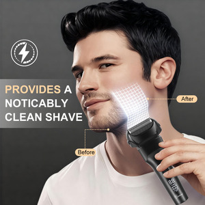 Rasoio Elettrico Professionale Hatteker HT-959 <span class=keywords><strong>per</strong></span> Uomo con Tripla Testina, Alimentazione USB, Display Digitale, Senza Fili <span class=keywords><strong>per</strong></span> una Rasatura Liscia - Product Image 6