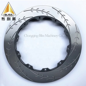 Étriers de frein automatiques 6 pistons, kits de gros freins GT6, disques de frein modifiés en carbone haute résistance, 345 mm, 355 mm, 380 mm, 405 mm - Product Image 4