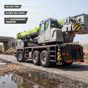 <span class=keywords><strong>Grue</strong></span> sur camion d'<span class=keywords><strong>occasion</strong></span> ZTC800A5 80t avec contrepoids complet de 25t et contrepoids <span class=keywords><strong>auxiliaire</strong></span> auto-démontable à faible coût d'exploitation - Product Image 4