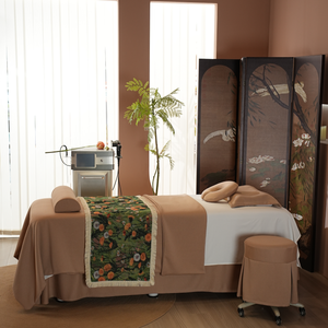 Vẻ Đẹp Salon Nâu Bộ Đồ Giường <span class=keywords><strong>Comforter</strong></span> <span class=keywords><strong>Set</strong></span> Spa Mặt Giường Bộ Đồ Giường Duvet Cover <span class=keywords><strong>Set</strong></span> Cho Khăn Trải Giường & Khăn Trải Giường Bộ - Product Image 2