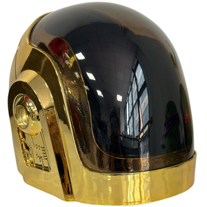 Casco de <span class=keywords><strong>Daft</strong></span> <span class=keywords><strong>Punk</strong></span> al por mayor, chapado en oro, de resina, para cosplay, fiesta de Halloween, actuación en escenario, accesorio de máscara de robot - Product Image 5
