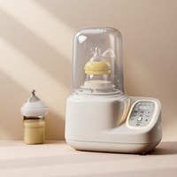 Chauffe-lait et mélangeur électrique professionnel pour lait maternel, contrôle intelligent de la température, minuterie, stérilisation avec fonction agitateur de lait