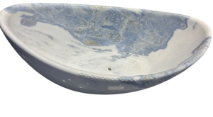 Nouvelles baignoires ovales magiques bleues, baignoires autoportantes en pierre, pour hôtels et villas - Product Image 2