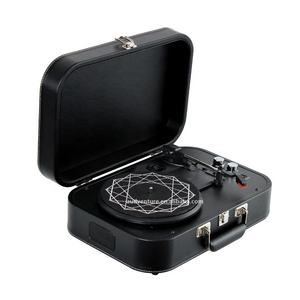 Tocadiscos <span class=keywords><strong>de</strong></span> <span class=keywords><strong>Vinilo</strong></span> con Logotipo Personalizado, Grabador <span class=keywords><strong>de</strong></span> Discos, Bluetooth, Entrada Auxiliar - Product Image 1