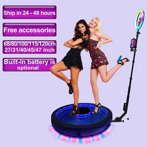 Factory automatic spin camera video photobooth panoramic photography 360 photo booth