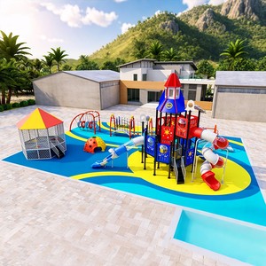 Aire de jeux extérieure sur mesure OEM pour enfants, adaptée aux écoles maternelles et aux usages commerciaux - Product Image 5