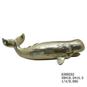 Figurines d'animaux amusantes en résine, <span class=keywords><strong>baleine</strong></span> bleue - Product Image 4