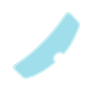 <span class=keywords><strong>Film</strong></span> de protection universel pour visière de casque de moto, anti-pluie et anti-buée pour les motards - Product Image 3