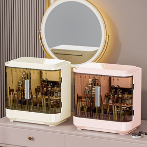 Cosmetic Storage Box With Mirror And <b>Drawers</b> For <b>Makeup</b> Skincare Organization Desktop Organizer - Product Image 2