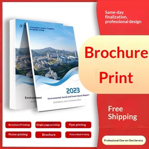 Folletos Plegables Publicitarios Impresos en Offset en Papel de Cobre/Doble Adhesivo para Matrícula Escolar - Product Image 1