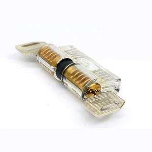 Choisissez <span class=keywords><strong>L</strong></span>'<span class=keywords><strong>intérieur</strong></span> Cadenas Transparent Pics Outils pour Serrurier Pratique Formation Clé Cuivre - Product Image 5