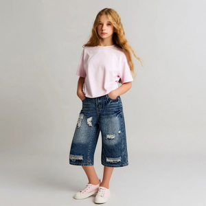 Abbigliamento per Bambine, Set <span class=keywords><strong>Felpa</strong></span> <span class=keywords><strong>Bianca</strong></span> a Maniche Lunghe e Pantaloni, Vestiti per Ragazze 2-7 Anni - Product Image 6