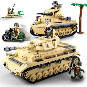Zhorya <span class=keywords><strong>Sluban</strong></span> 543 pièces Panzer IV série militaire réservoir blocs de construction réservoir modèle kits de construction - Product Image 4