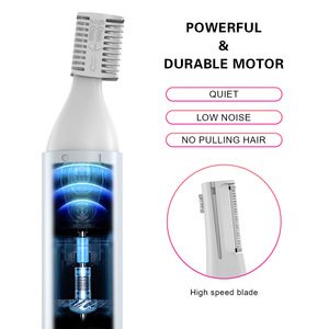IPX5 5V 1A USB elettrico a forma di penna <span class=keywords><strong>epilazione</strong></span> macchina per il viso per capelli rifinitore orecchio naso sopracciglio epilatore per le donne per RV - Product Image 5