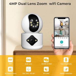 Caméra Wifi Ip69 Yours Système Diy 4K Rotation <span class=keywords><strong>Yoosee</strong></span> Interne Mini 5Mp Bluetooth Trois Objectifs <span class=keywords><strong>Tuya</strong></span> Smart Sd Card Haute Qualité - Product Image 2