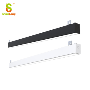 <b>LED</b> seamless Linear Light 4000K 5000K 6000K Daylight 130lm/w <b>SMD</b> <b>LED</b> Office Lighting Black White IP20 AC220V surface mount - Product Image 6